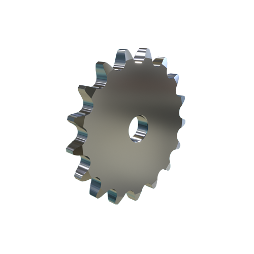 MARTIN SPROCKET 100A17SS Roller Chain Sprocket, 100 Chain, 17 Teeth, 6.803 Inch Pitch Dia., 7.437 Inch O.D., SS | BA4XET