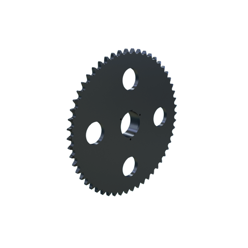 MARTIN SPROCKET 100R54 Sprocket, 100 Chain, 54 Teeth, 21.498 Inch Pitch Dia., 22.212 Inch O.D., Steel | AL4QVP