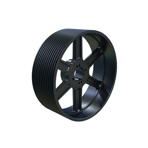 MARTIN SPROCKET 12 D 480 P Sheave, QD Bushing, 48.6 Inch Outside Dia., 12 Groove, 48 Inch Pitch Dia., Cast Iron | AK4XNY