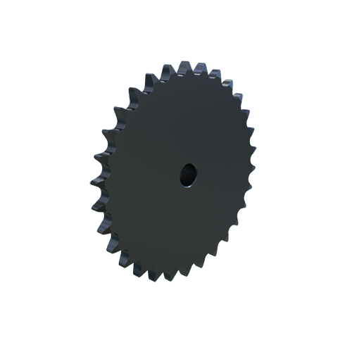 MARTIN SPROCKET 12B30 Roller Chain Sprocket, 12B-1 Chain, Stock Bore, 30 Teeth, 182.247 mm Pitch Dia., Steel | BA3NJY