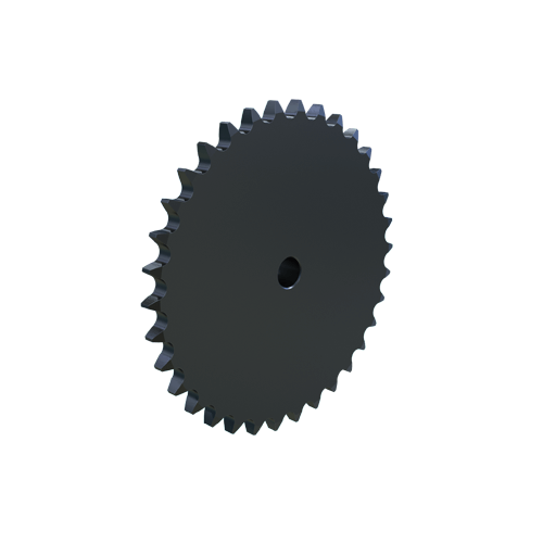 MARTIN SPROCKET 12B34 Roller Chain Sprocket, 12B-1 Chain, Stock Bore, 34 Teeth, 206.463 mm Pitch Dia., Steel | AL6BGT