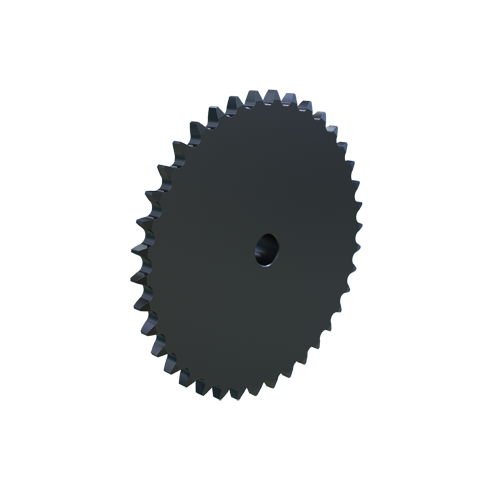 MARTIN SPROCKET 12B38 Roller Chain Sprocket, 12B-1 Chain, Stock Bore, 38 Teeth, 230.687 mm Pitch Dia., Steel | BA4RLE