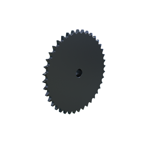 MARTIN SPROCKET 12B40 Roller Chain Sprocket, 12B-1 Chain, Stock Bore, 40 Teeth, 242.802 mm Pitch Dia., Steel | BA4TXK