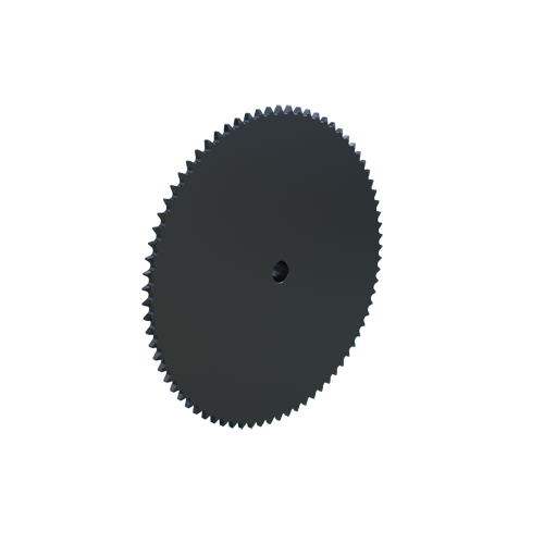 MARTIN SPROCKET 12B76 Sprocket, 12B-1 Chain, 76 Teeth, 460.980 mm Pitch Dia., 472.728 mm O.D., Steel | BA3PHQ