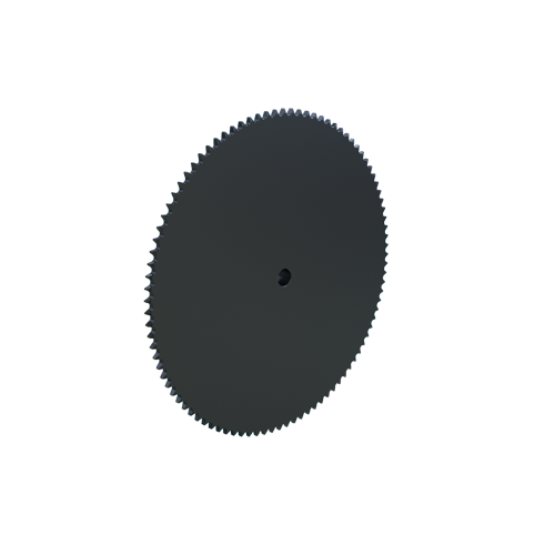 MARTIN SPROCKET 12B95 Roller Chain Sprocket, 12B-1 Chain, Stock Bore, 95 Teeth, 576.166 mm Pitch Dia., Steel | BA6LDU