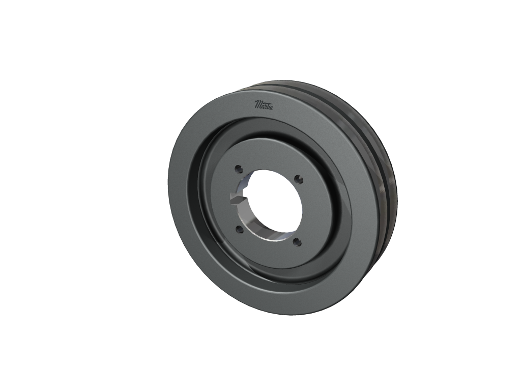 MARTIN SPROCKET 2 5V 850 Q Sheave, MST Bushing, 8.5 Inch Outside Dia., 2 Groove, 8.4 Inch Pitch Dia., Cast Iron | BA3LBB