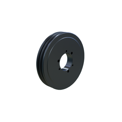 MARTIN SPROCKET 2 3V 600 SH Sheave, QD Bushing, 6 Inch Outside Dia., 2 Groove, 5.95 Inch Pitch Dia., Steel | AK4ZVQ