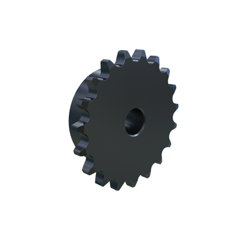 MARTIN SPROCKET 2040B19 Sprocket, 2040 Chain, 19 Teeth, 3.080 Inch Pitch Dia., 3.300 Inch O.D., Steel | AJ9FPH