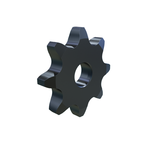 MARTIN SPROCKET 20A8 Sprocket, 20B-1 Chain, 8 Teeth, 82.967 mm Pitch Dia., 103.604 mm O.D., Steel | BA8DDY