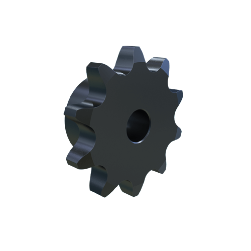 MARTIN SPROCKET 20B10 Sprocket, 20B-1 Chain, 10 Teeth, 102.745 mm Pitch Dia., 123.383 mm O.D., Steel | AL6ALT