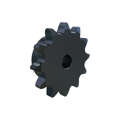 MARTIN SPROCKET 20B12 Sprocket, 20B-1 Chain, 12 Teeth, 122.673 mm Pitch Dia., 143.310 mm O.D., Steel | AJ9NEC