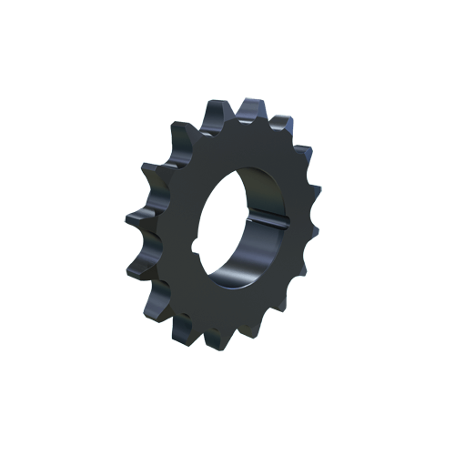 MARTIN SPROCKET 24BTB16H Sprocket, 24B-1 Chain, 16 Teeth, 195.290 mm Pitch Dia., 217.520 mm O.D., Steel | AL4ZYJ