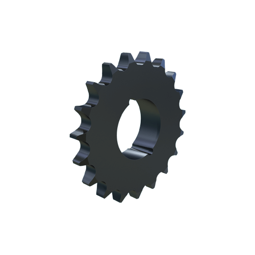 MARTIN SPROCKET 24BTB19H Sprocket, 24B-1 Chain, 19 Teeth, 231.480 mm Pitch Dia., 253.700 mm O.D., Steel | AL4ZYL