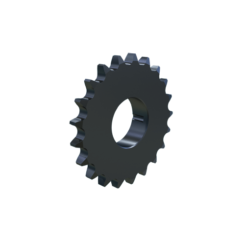 MARTIN SPROCKET 24BTB21H Sprocket, 24B-1 Chain, 21 Teeth, 255.630 mm Pitch Dia., 277.860 mm O.D., Steel | AL4ZYN