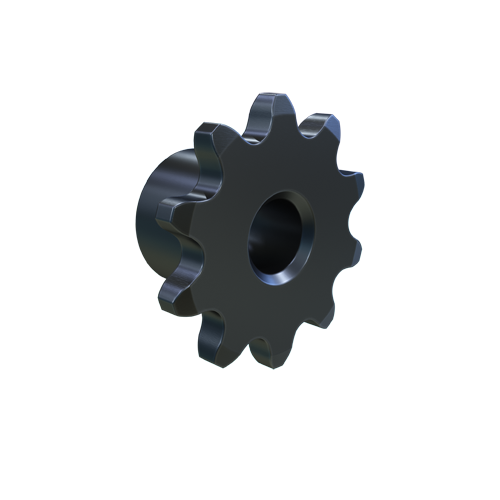 MARTIN SPROCKET 25B10 Sprocket, 25 Chain, 10 Teeth, 0.809 Inch Pitch Dia., 0.919 Inch O.D., Steel | AJ8TWE