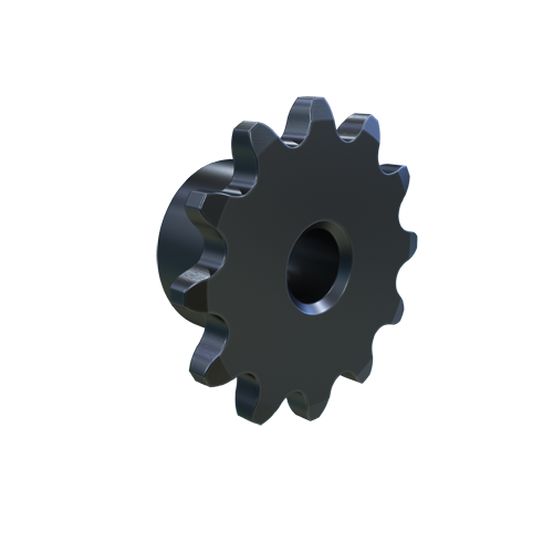 MARTIN SPROCKET 25B12 Sprocket, 25 Chain, 12 Teeth, 0.966 Inch Pitch Dia., 1.083 Inch O.D., Steel | AJ8TWG