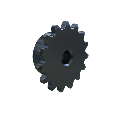 MARTIN SPROCKET 25B15 Sprocket, 25 Chain, 15 Teeth, 1.202 Inch Pitch Dia., 1.326 Inch O.D., Steel | AJ8TWL