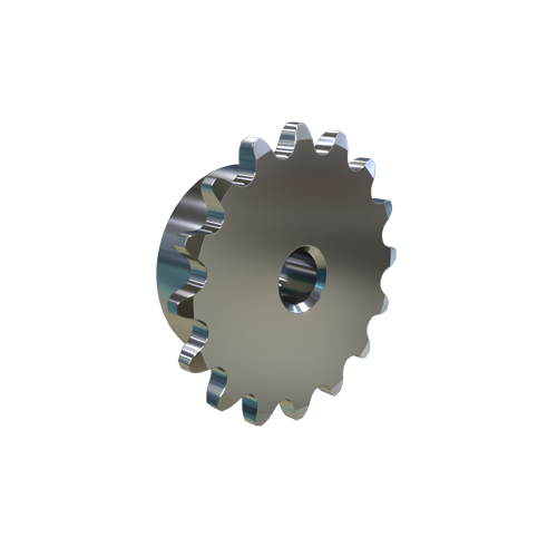 MARTIN SPROCKET 25B16SS Roller Chain Sprocket, 25 Chain, 16 Teeth, 1.282 Inch Pitch Dia., 1.407 Inch O.D., SS | AJ9AYA