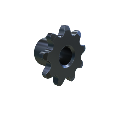 MARTIN SPROCKET 25B9 Sprocket, 25 Chain, 9 Teeth, 0.731 Inch Pitch Dia., 0.837 Inch O.D., Steel | AJ8TWD