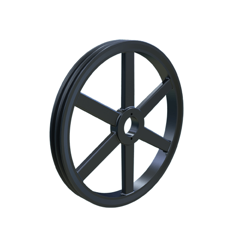 MARTIN SPROCKET 2AK134-H Sheave, 1.378 Inch Bore, 13.250 Inch Outside Dia., 2 Groove, Cast Iron | AM2LGM