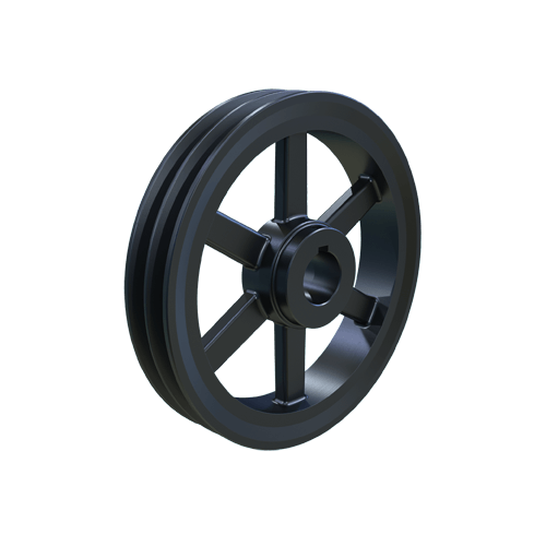 MARTIN SPROCKET 2BK100 1 7/16 Sheave, 1.438 Inch Bore, 9.750 Inch Outside Dia., 2 Groove, Cast Iron | AM3KPB