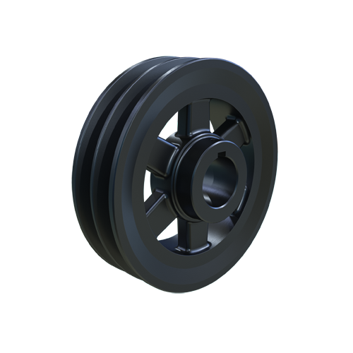 MARTIN SPROCKET 2BK67 1 3/8 Sheave, 1.375 Inch Bore, 6.450 Inch Outside Dia., 2 Groove, Cast Iron | AZ9LNQ