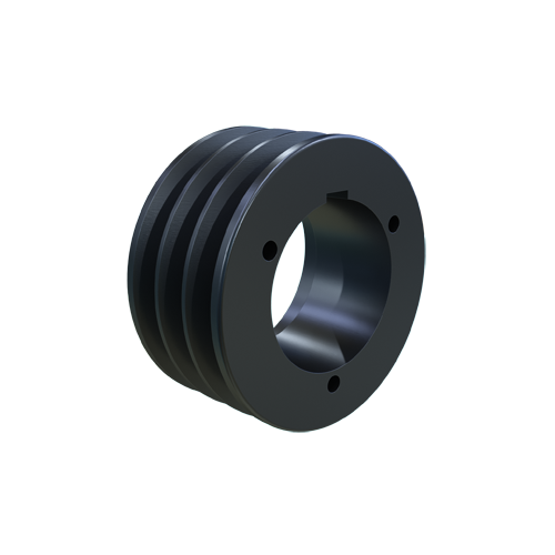 MARTIN SPROCKET 3 5V 490 Q Sheave, MST Bushing, 4.9 Inch Outside Dia., 3 Groove, 4.8 Inch Pitch Dia., Steel | BA6XNB