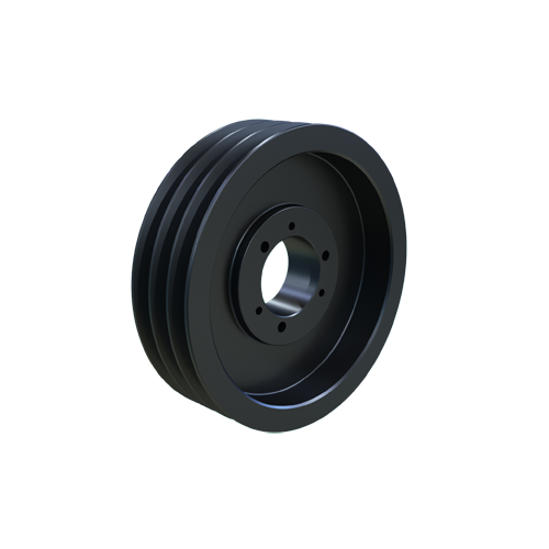 MARTIN SPROCKET 3 D 160 F Sheave, QD Bushing, 16.6 Inch Outside Dia., 3 Groove, 16 Inch Pitch Dia., Cast Iron | AK6EHW