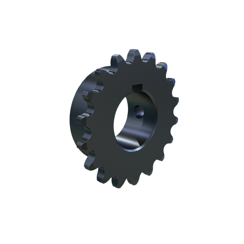 MARTIN SPROCKET 35BS18HT 1 Roller Chain Sprocket, 1 Inch Bore, 2.352 Inch Outside Dia. Steel, Hardened | AJ9LDW