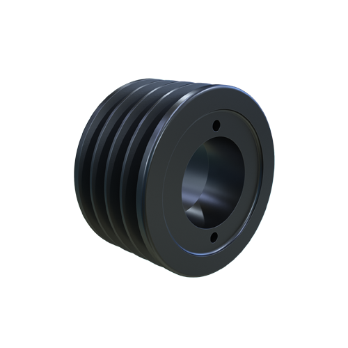 MARTIN SPROCKET 4 3V 335 H Sheave, MST Bushing, 3.350 Inch Outside Dia., 4 Groove, 3.3 Inch Pitch Dia., Steel | BA4MLE