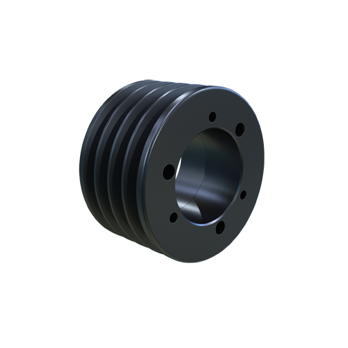 MARTIN SPROCKET 4 3V 335 SH Sheave, QD Bushing, 3.350 Inch Outside Dia., 4 Groove, 3.3 Inch Pitch Dia., Steel | AK6ABJ