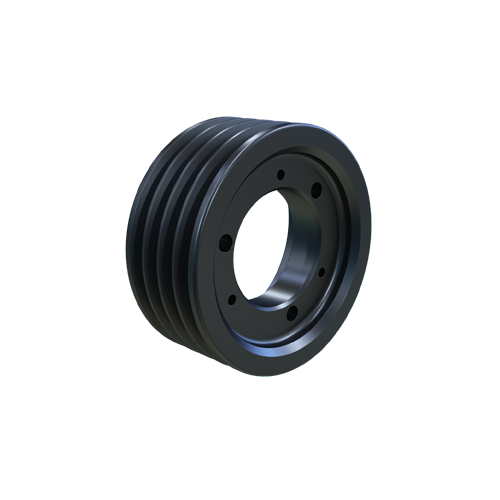 MARTIN SPROCKET 4 3V 450 SDS Sheave, QD Bushing, 4.5 Inch Outside Dia., 4 Groove, 4.45 Inch Pitch Dia., Steel | AK6ABX