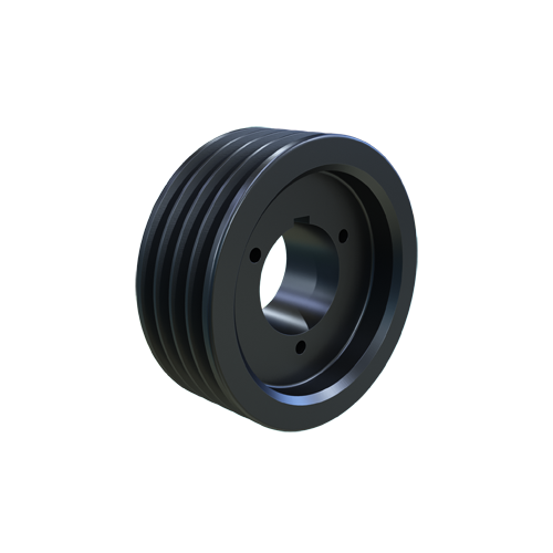 MARTIN SPROCKET 4 3V 500 P Sheave, MST Bushing, 5 Inch Outside Dia., 4 Groove, 4.95 Inch Pitch Dia., Steel | BA6BRA