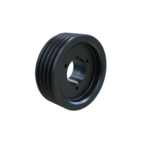 MARTIN SPROCKET 4 3V 530 P Sheave, MST Bushing, 5.3 Inch Outside Dia., 4 Groove, 5.25 Inch Pitch Dia., Steel | BA3AWN