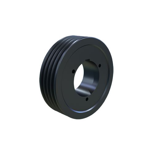 MARTIN SPROCKET 4 3V 650 Q Sheave, MST Bushing, 6.5 Inch Outside Dia., 4 Groove, 6.45 Inch Pitch Dia., Steel | BA3WUC