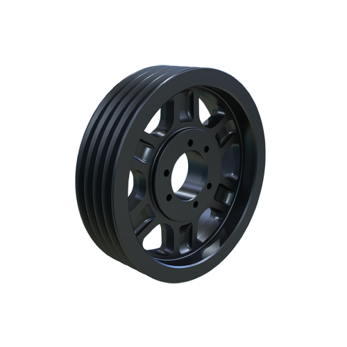 MARTIN SPROCKET 4 8V 1800 F Sheave, QD Bushing, 18 Inch Outside Dia., 4 Groove, 17.8 Inch Pitch Dia., Cast Iron | AK6JHH