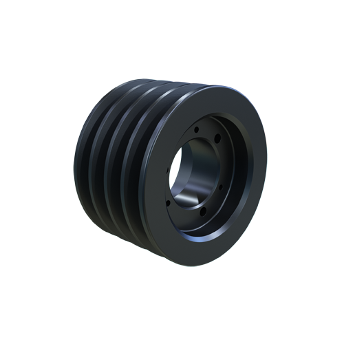 MARTIN SPROCKET 4 B 50 SD Sheave, QD Bushing, 5.350 Inch Outside Dia., 4 Groove, 5 Inch Pitch Dia., Steel | AK4VCM