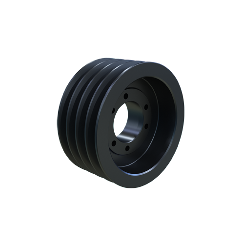 MARTIN SPROCKET 4 D 120 F Sheave, QD Bushing, 12.6 Inch Outside Dia., 4 Groove, 12 Inch Pitch Dia., Cast Iron | AK4XCA