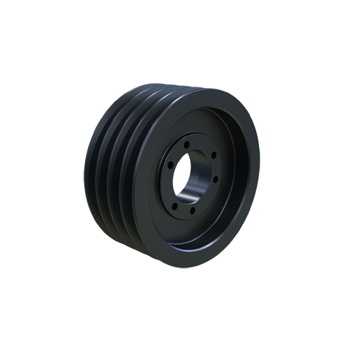 MARTIN SPROCKET 4 D 135 F Sheave, QD Bushing, 14.1 Inch Outside Dia., 4 Groove, 13.5 Inch Pitch Dia., Cast Iron | AK4XCJ