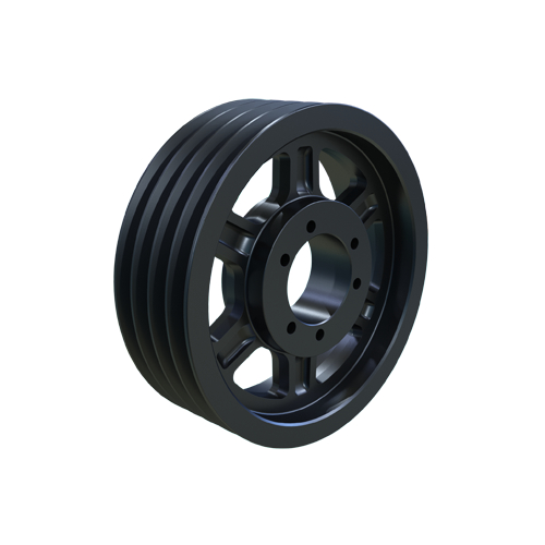 MARTIN SPROCKET 4 D 180 J Sheave, QD Bushing, 18.6 Inch Outside Dia., 4 Groove, 18 Inch Pitch Dia., Cast Iron | AK4XDK