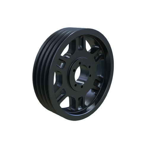 MARTIN SPROCKET 4 D 220 J Sheave, QD Bushing, 22.6 Inch Outside Dia., 4 Groove, 22 Inch Pitch Dia., Cast Iron | AZ9GYA