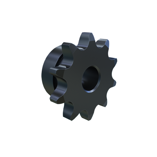 MARTIN SPROCKET 40B10 Sprocket, 40 Chain, 10 Teeth, 1.618 Inch Pitch Dia., 1.839 Inch O.D., Steel | AJ8UDK