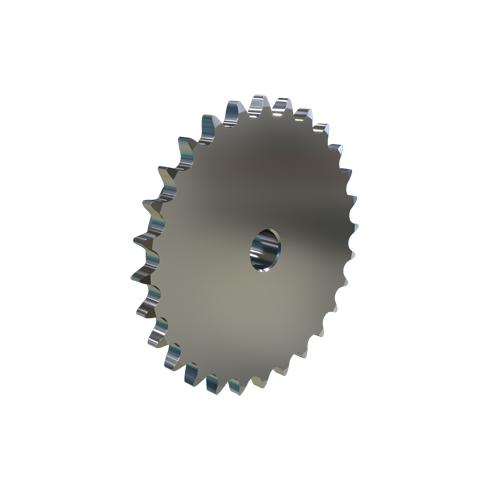 MARTIN SPROCKET 40B28SS Roller Chain Sprocket, 40 Chain, Stock Bore, 28 Teeth, 4.465 Inch Pitch Dia., SS | AJ9MQZ