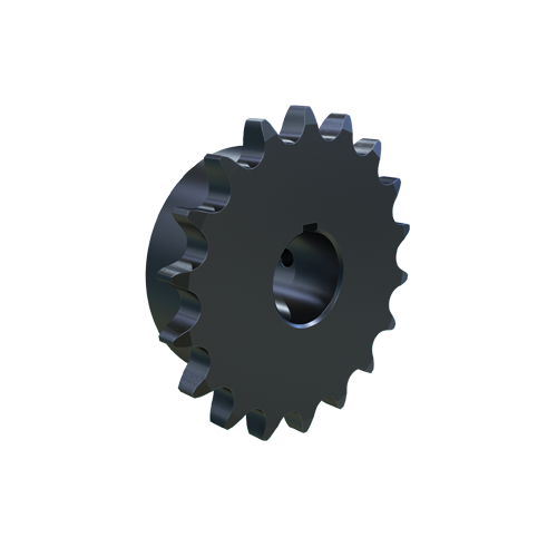 MARTIN SPROCKET 40BS18HT 7/8 Roller Chain Sprocket, 0.875 Inch Bore, 3.136 Inch Outside Dia. Steel, Hardened | AJ9LJW