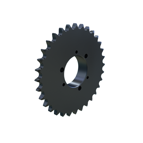 MARTIN SPROCKET 40SH32 Sprocket, QD, 40 Chain, 32 Teeth, 5.101 Inch Pitch Dia., 5.377 Inch O.D., Steel | AJ8ZKQ