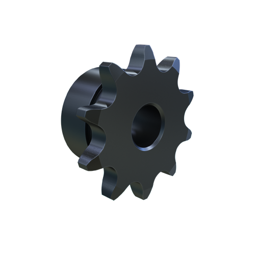 MARTIN SPROCKET 41B10 Sprocket, 41 Chain, 10 Teeth, 1.618 Inch Pitch Dia., 1.839 Inch O.D., Steel | AJ8UHM