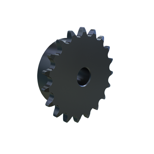MARTIN SPROCKET 41B19 Sprocket, 41 Chain, 19 Teeth, 3.038 Inch Pitch Dia., 3.296 Inch O.D., Steel | AJ8UJP
