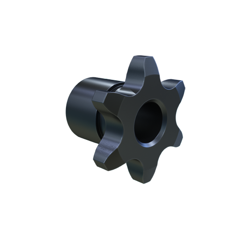 MARTIN SPROCKET 41B6 Roller Chain Sprocket, 41 Chain, 6 Teeth, 1 Inch Pitch Dia., 1.166 Inch O.D., Steel | AJ8UHC