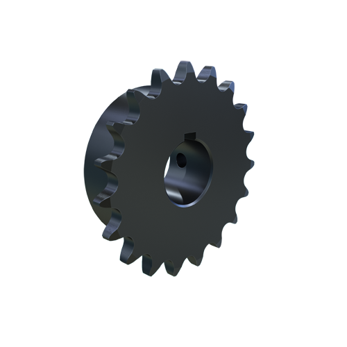 MARTIN SPROCKET 41BS19 1 Roller Chain Sprocket, 41 Chain No., 1 Inch Bore, 3.296 Inch Outside Dia. Steel | AJ8WNZ