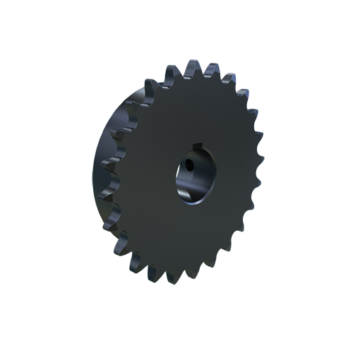 MARTIN SPROCKET 41BS24 1 Roller Chain Sprocket, 41 Chain No., 1 Inch Bore, 4.098 Inch Outside Dia. Steel | AJ8WPY